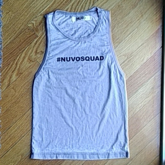 NUVO gray tank top youth large - Picture 1 of 2